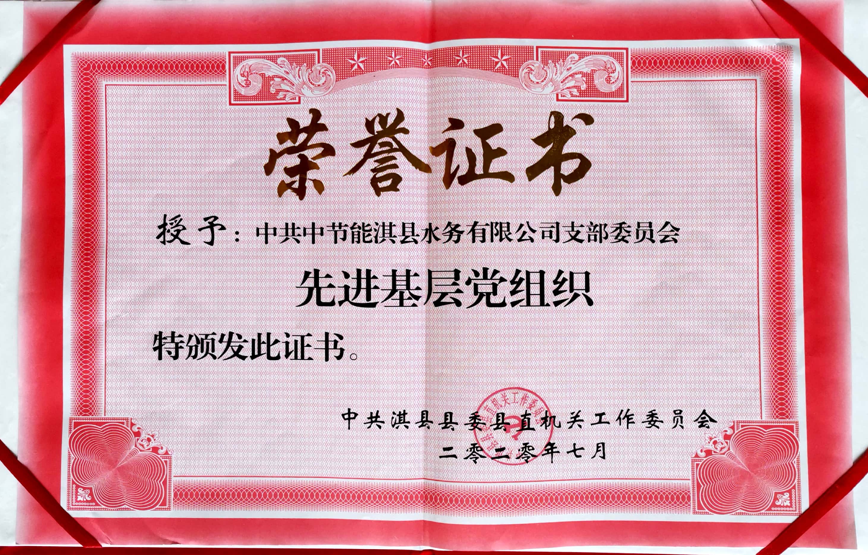 2020年度先进基层党组织