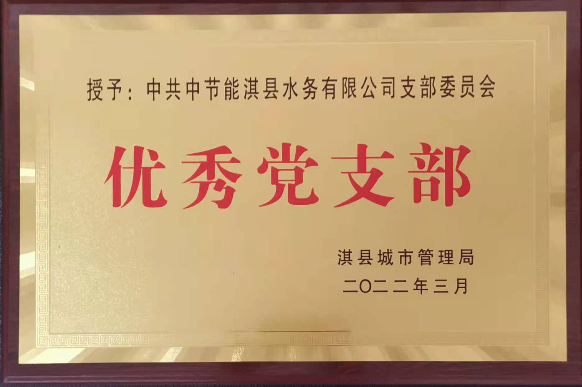 淇县城市管理局“优秀党支部”